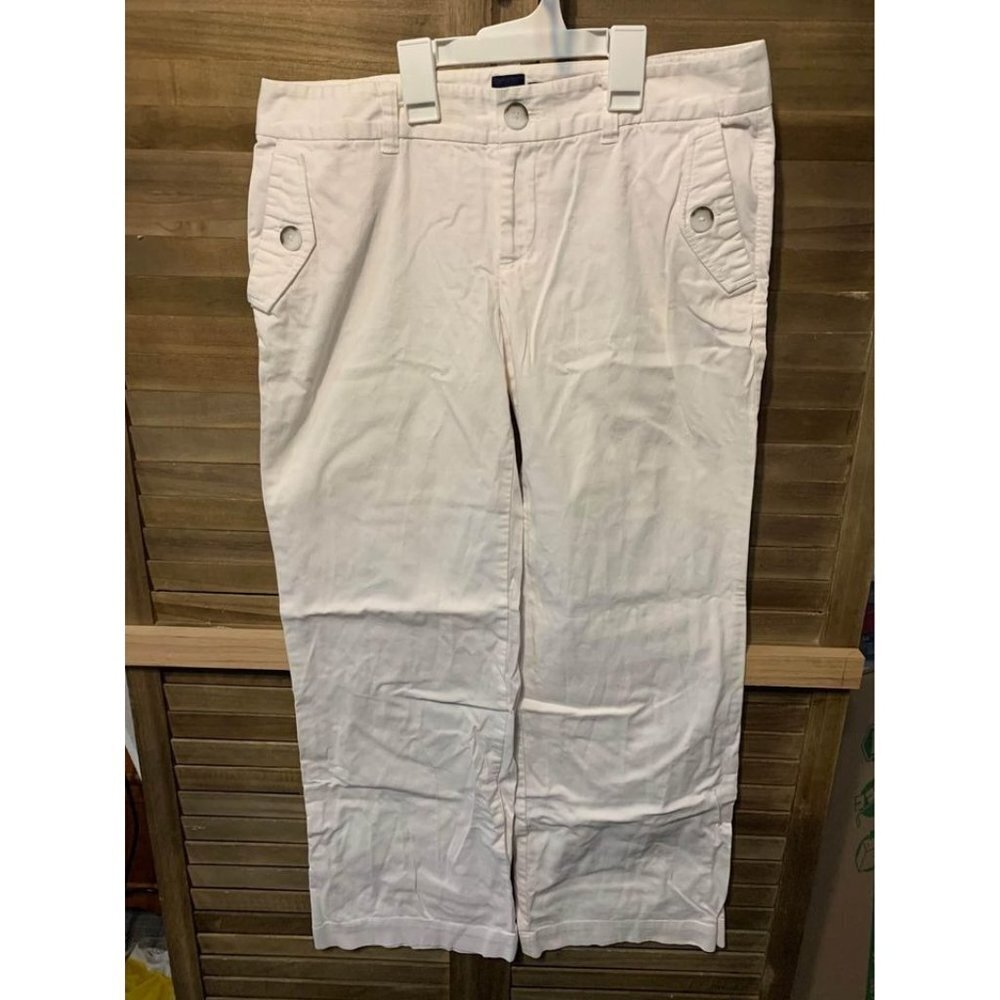 Gap Stretch White corduroy Jeans Size 8